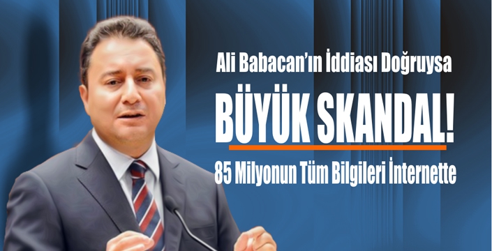 85 Milyonun Tüm Bilgileri İnternette