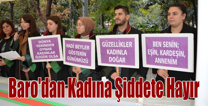 Baro’dan Kadına Şiddete Hayır