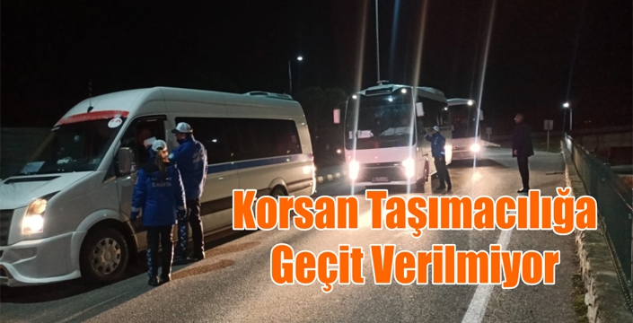 Büyükşehir Korsan Taşımacılığa Geçit Vermiyor