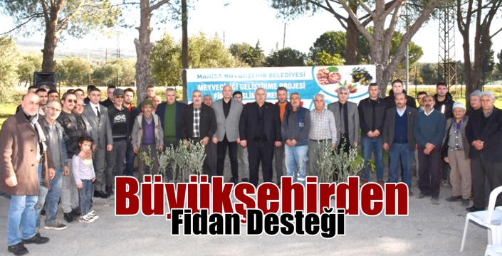 Büyükşehirden Fidan Desteği