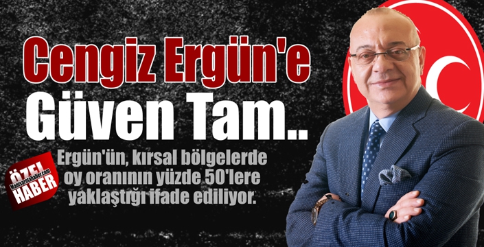 Cengiz Ergün’e Güven Tam...