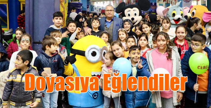 Çocuk Şenliği İle Doyasıya Eğlendiler