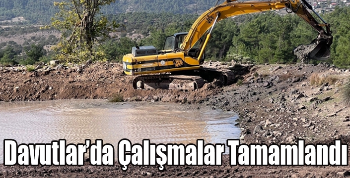 Davutlar’ın Göletlerinde Bakım Çalışmaları Tamamlandı