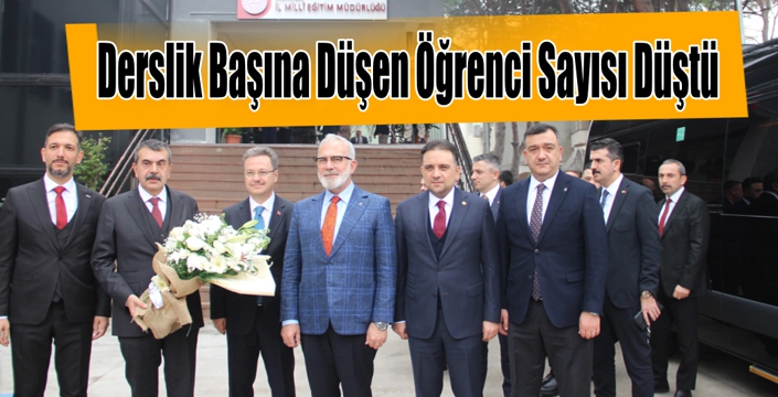 Derslik Başına Düşen Öğrenci Sayısı Düştü