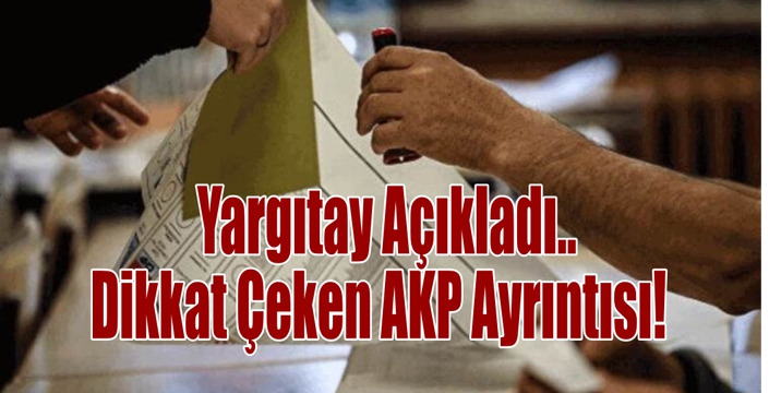 Dikkat Çeken AKP Ayrıntısı!