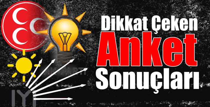 Dikkat Çeken Anket Sonuçları