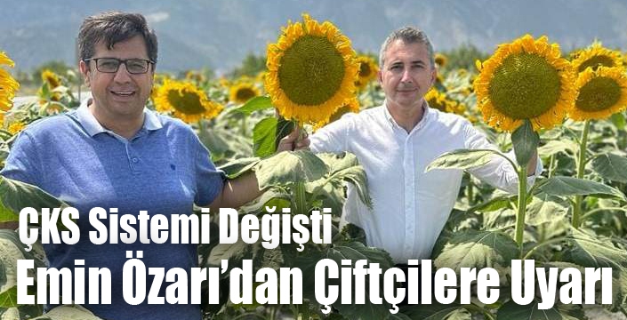 Emin Özarı’dan Çiftçilere Uyarı    