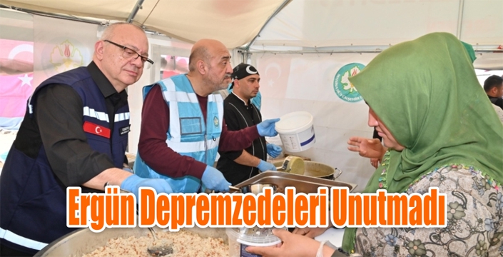 Ergün Depremzedeleri Unutmadı