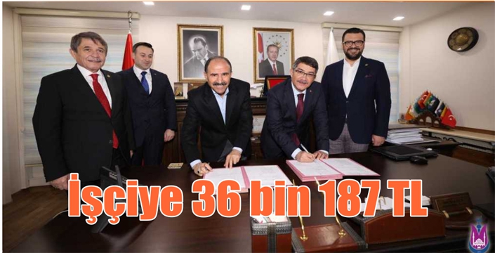 İşçiye 36 bin 187 TL