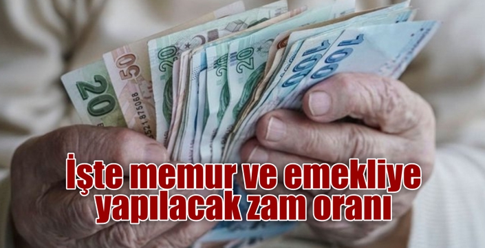 İşte Memur Ve Emekliye  Yapılacak Zam Oranı