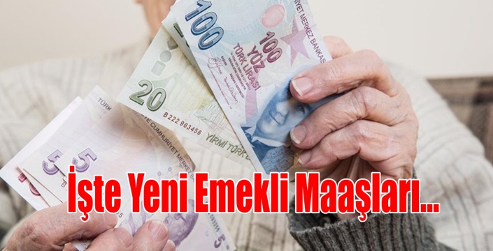 İşte Yeni Emekli Maaşları...