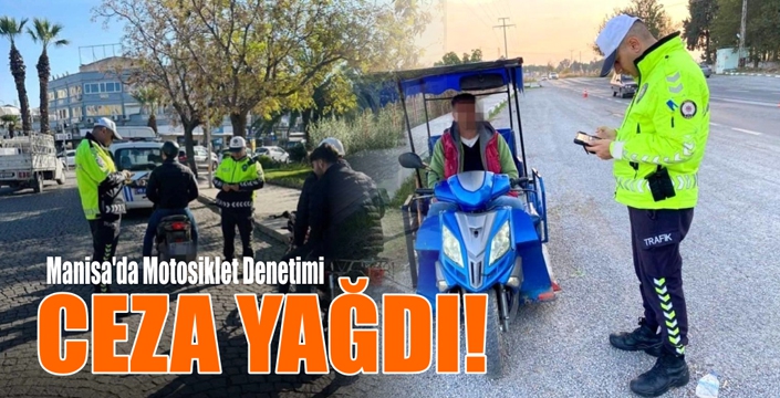 Manisa’da Motosiklet Denetimi