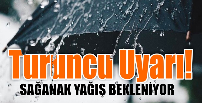 Manisa İçin Turuncu Uyarı!