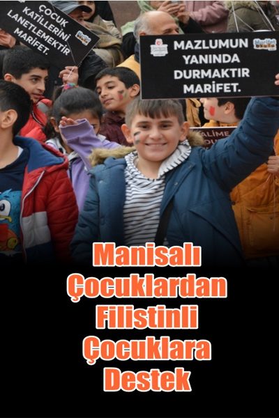 Manisalı Çocuklardan Filistinli Çocuklara Destek