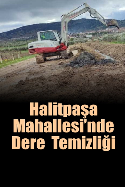 MASKİ’den Halitpaşa Mahallesinde Dere Temizliği