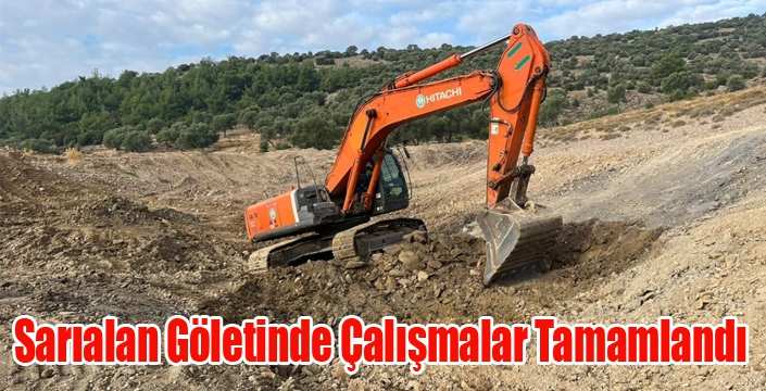 Sarıalan Göletinde Çalışmalar Tamamlandı