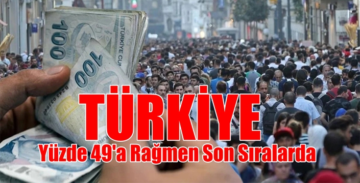 Türkiye Yüzde 49'a Rağmen Son Sıralarda