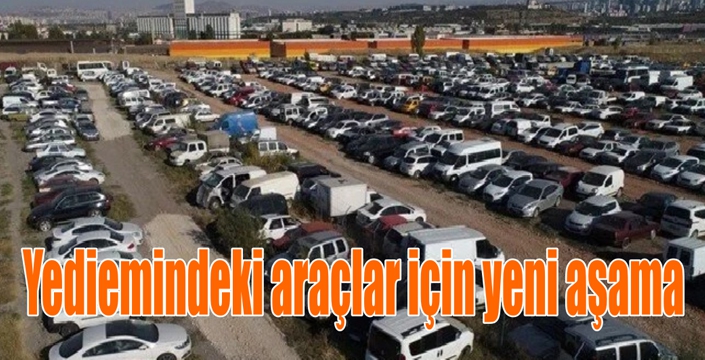 Yediemindeki araçlar için yeni aşama